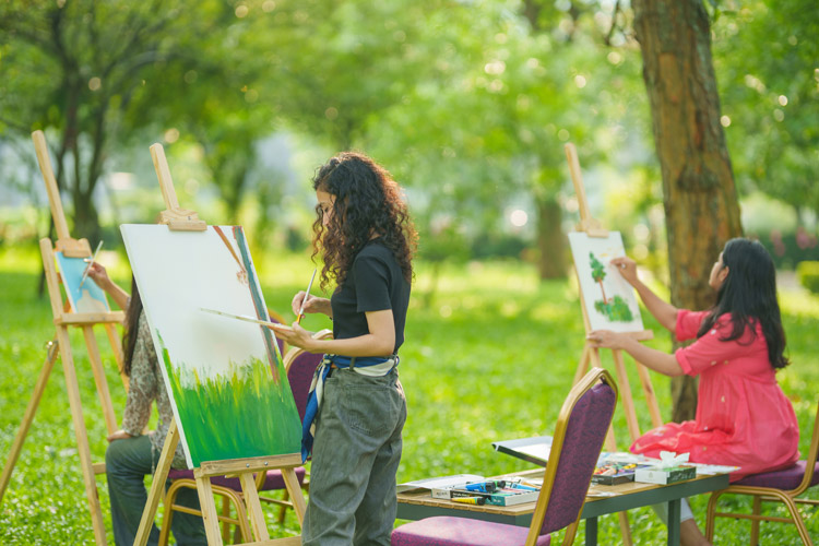 Painting at Dream Square Resort