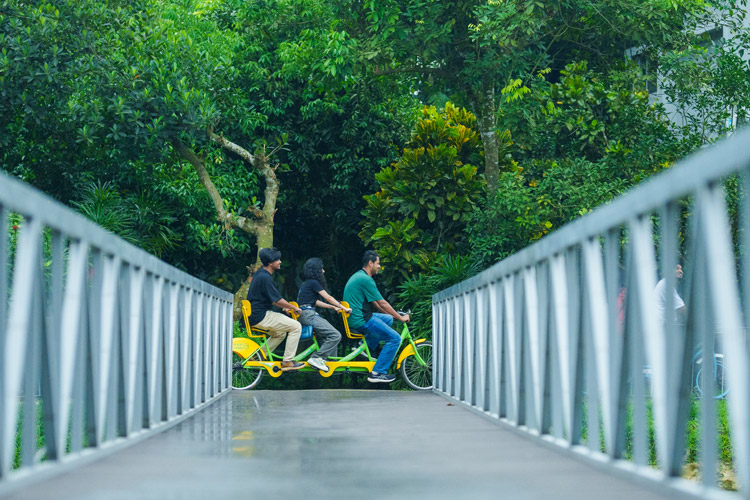 Cycling at Dream Square Resort