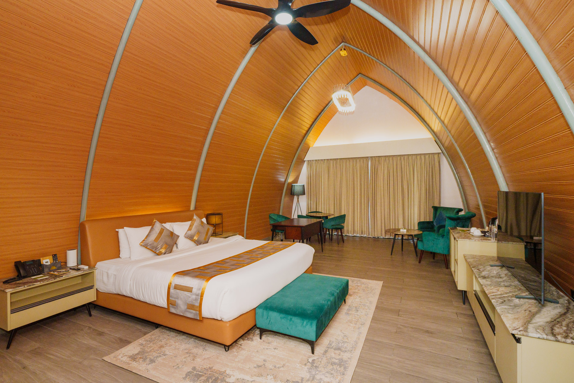 Water villa at Dream Square Resort surrounded by greenery